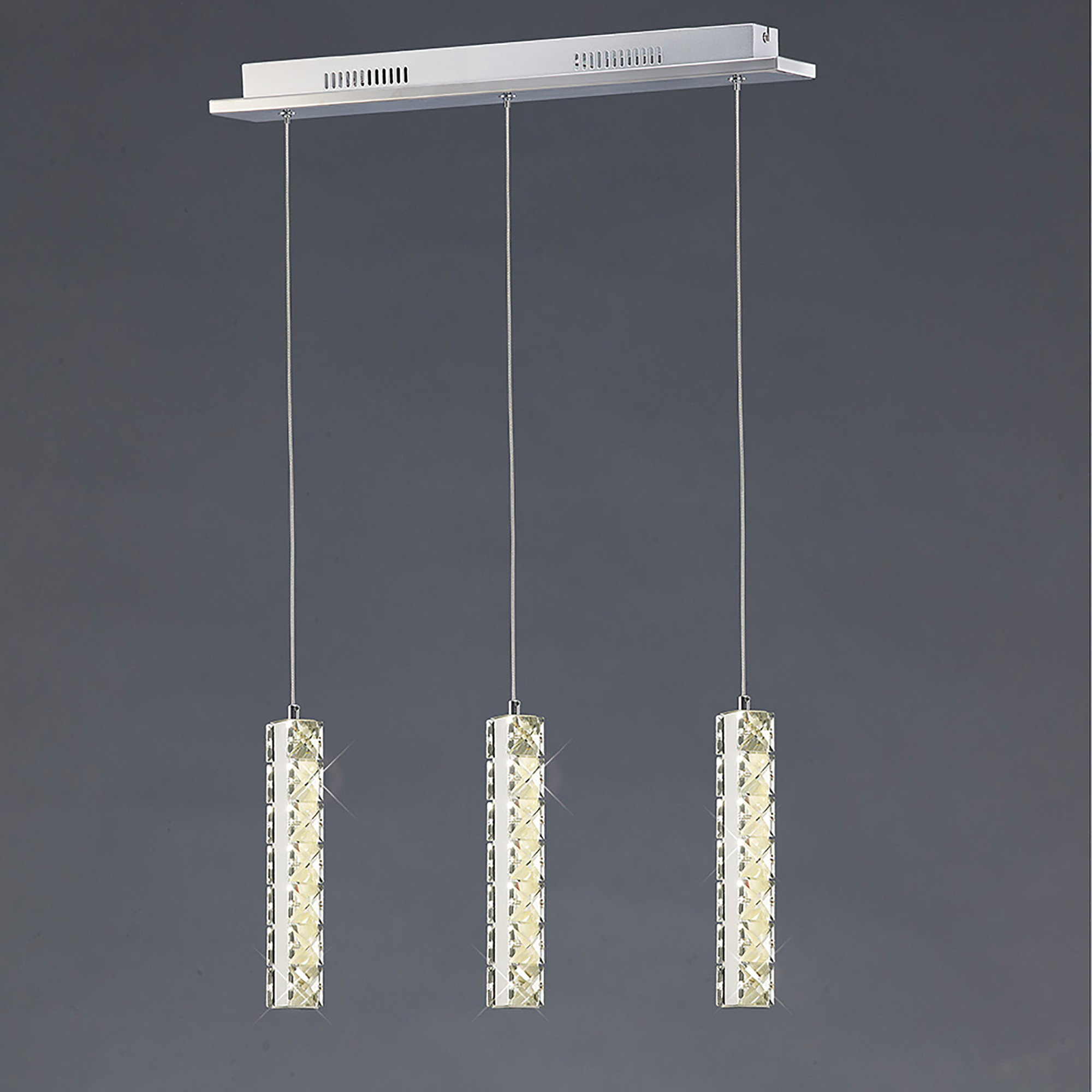 Galaxy Crystal Ceiling Lights Diyas Linear Crystal Fittings